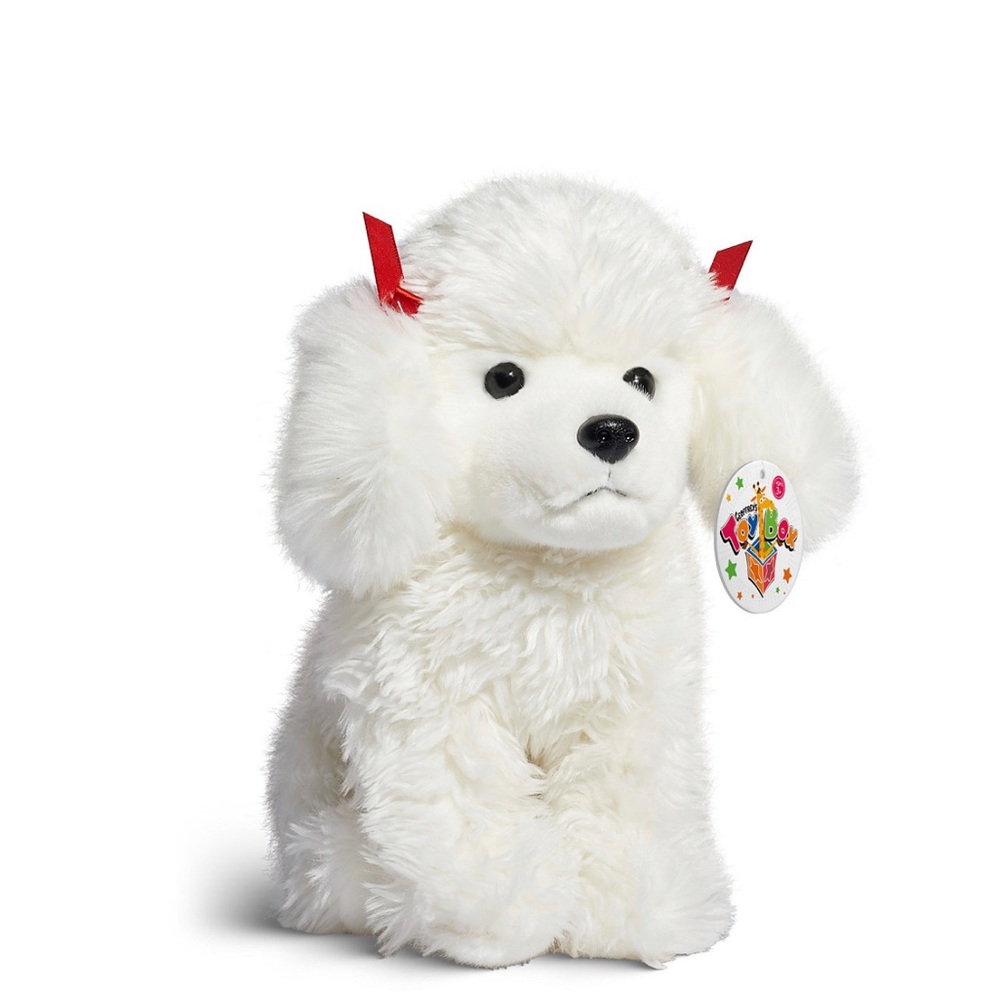 Poodle Puppy Dog Toy 10" by Geoffrey's Toy Box. Brand New